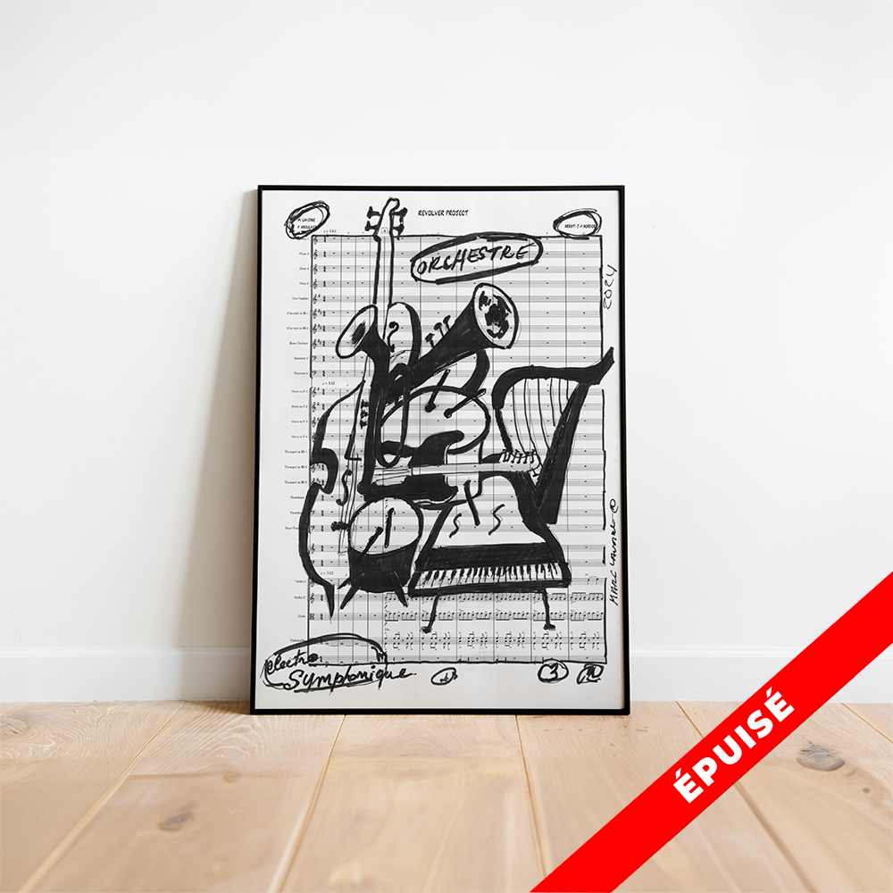LITHOGRAPHIE DÉDICACÉE (ILLUSTRATION PAR MARC LAVOINE)